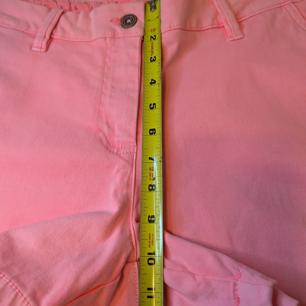 Chic High Waist Pink Women's Shorts - Picture 10 of 11